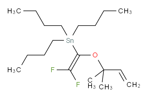 三丁基(2,2-二氟-1-((2-甲基丁-3-烯-2-氧基))乙烯基)锡烷