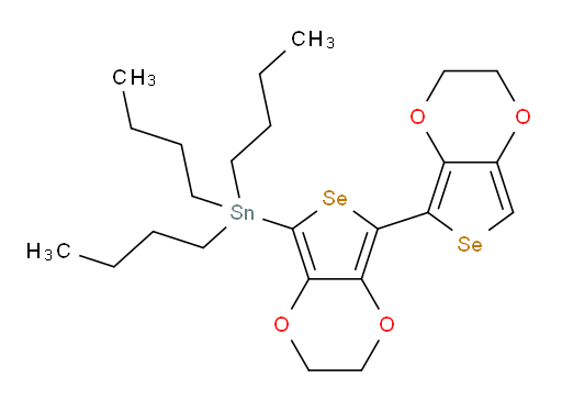 三丁基(2,2',3,3'-四氢-[5,5'-bi硒杂pheno[3,4-b][1,4]二噁烯]-7-基)锡烷