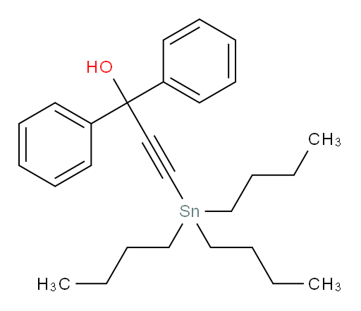 1,1-diphenyl-3-(tributylstannyl)prop-2-yn-1-ol
