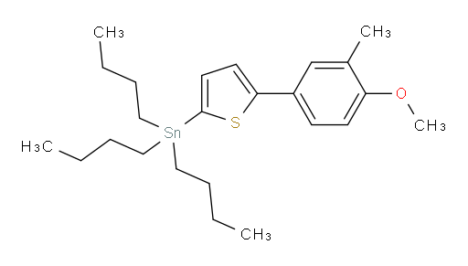 tributyl(5-(4-methoxy-3-methylphenyl)thiophen-2-yl)stannane