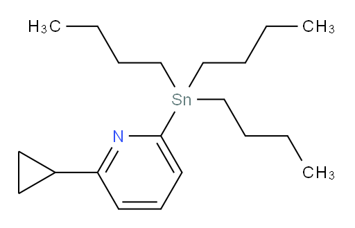 2-cyclopropyl-6-(tributylstannyl)pyridine
