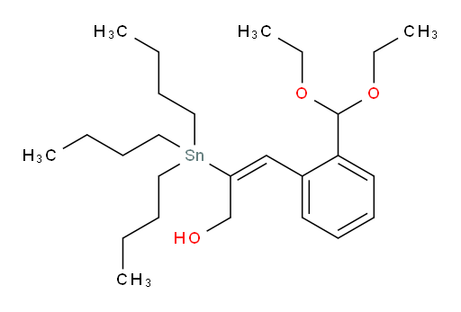 (E)-3-(2-(diethoxymethyl)phenyl)-2-(tributylstannyl)prop-2-en-1-ol