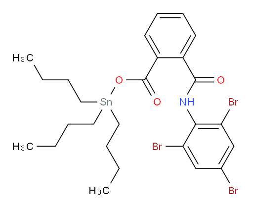 tributylstannyl 2-((2,4,6-tribromophenyl)carbamoyl)benzoate