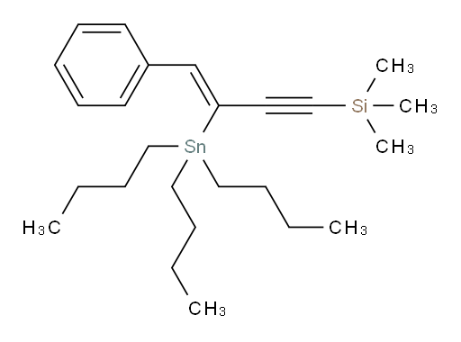 (Z)-trimethyl(4-phenyl-3-(tributylstannyl)but-3-en-1-yn-1-yl)silane