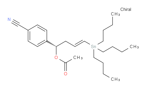 (S,E)-1-(4-cyanophenyl)-4-(tributylstannyl)but-3-en-1-yl acetate