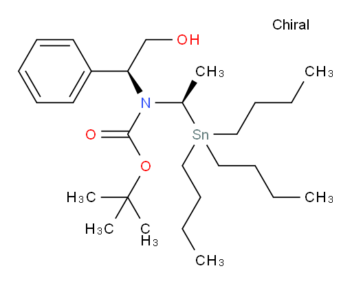tert-butyl ((S)-2-hydroxy-1-phenylethyl)((R)-1-(tributylstannyl)ethyl)carbamate