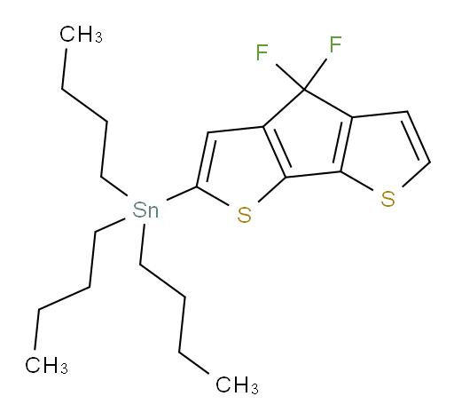 三丁基(4,4-二氟-4H-环戊烷并[1,2-b:5,4-b']二噻吩-2-基)锡烷
