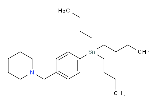 1-(4-(tributylstannyl)benzyl)piperidine