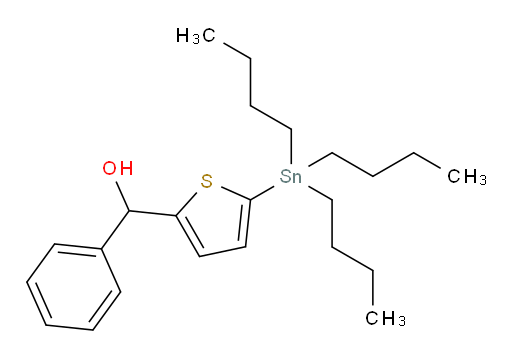 phenyl(5-(tributylstannyl)thiophen-2-yl)methanol