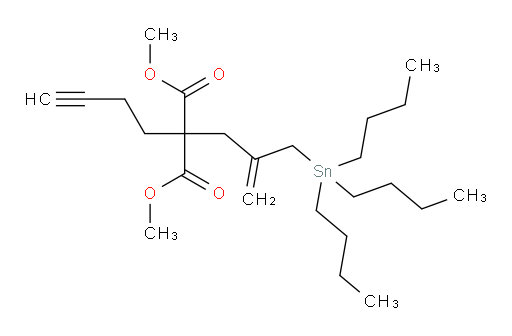 dimethyl 2-(but-3-yn-1-yl)-2-(2-((tributylstannyl)methyl)allyl)malonate