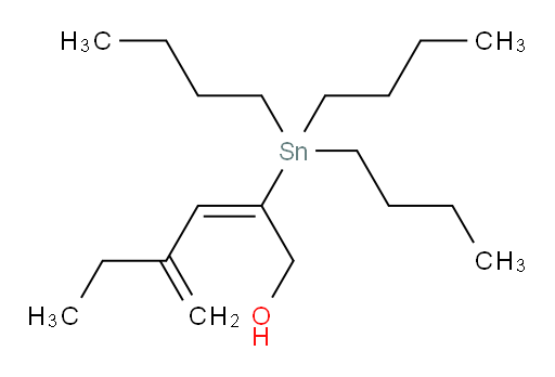 (E)-4-methylene-2-(tributylstannyl)hex-2-en-1-ol