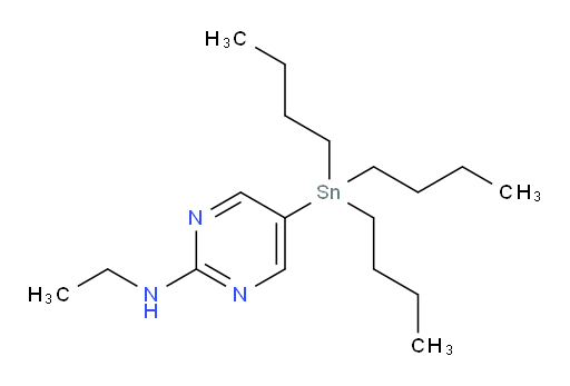 N-ethyl-5-(tributylstannyl)pyrimidin-2-amine