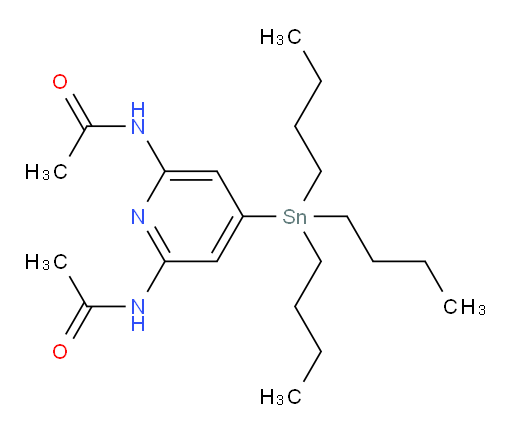 N,N'-(4-(tributylstannyl)pyridine-2,6-diyl)diacetamide