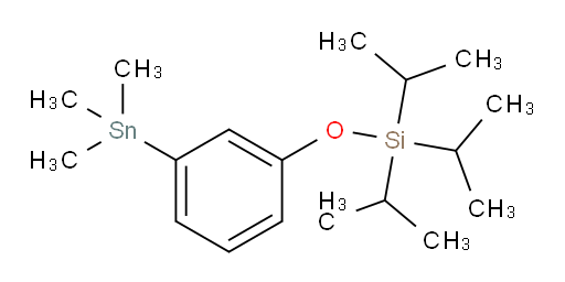 triisopropyl(3-(trimethylstannyl)phenoxy)silane