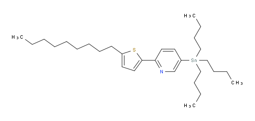 2-(5-nonylthiophen-2-yl)-5-(tributylstannyl)pyridine