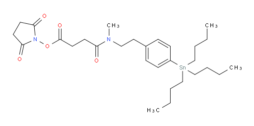 2,5-dioxopyrrolidin-1-yl 4-(methyl(4-(tributylstannyl)phenethyl)amino)-4-oxobutanoate