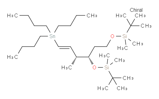 (S)-2,2,3,3,9,9,10,10-八甲基-5-((R,E)-4-(三丁基锡基)丁-3-烯-2-基)-4,8-二氧杂-3,9-二硅杂十一烷