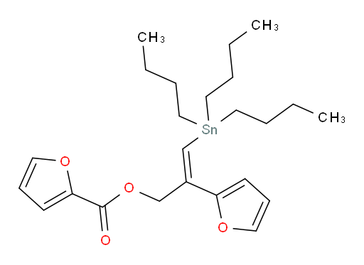 (Z)-2-(furan-2-yl)-3-(tributylstannyl)allyl furan-2-carboxylate