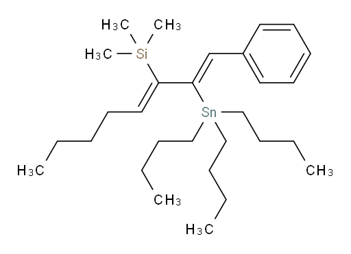 trimethyl((1Z,3Z)-1-phenyl-2-(tributylstannyl)octa-1,3-dien-3-yl)silane