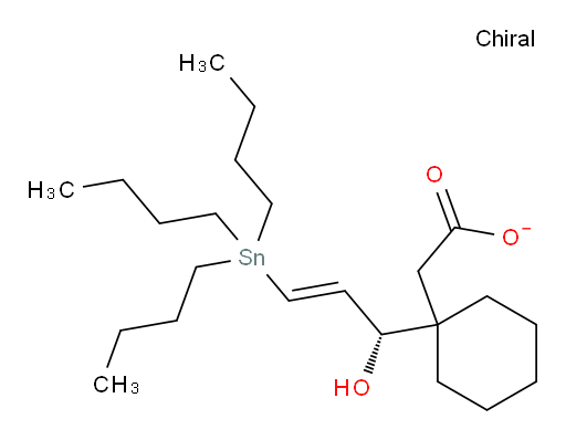 (R,E)-2-(1-(1-hydroxy-3-(tributylstannyl)allyl)cyclohexyl)acetate