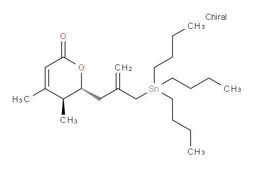 (5S,6R)-4,5-dimethyl-6-(2-((tributylstannyl)methyl)allyl)-5,6-dihydro-2H-pyran-2-one