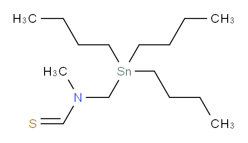 N-methyl-N-((tributylstannyl)methyl)methanethioamide