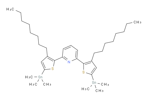 2,6-bis(3-octyl-5-(trimethylstannyl)thiophen-2-yl)pyridine