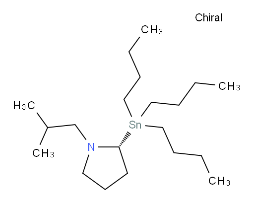 (R)-1-isobutyl-2-(tributylstannyl)pyrrolidine