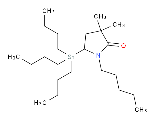 3,3-二甲基-1-戊基-5-(三丁基锡基)吡咯烷-2-酮