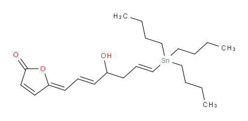 (Z)-5-((2E,6E)-4-羟基-7-(三丁基锡基)庚-2,6-二烯-1-亚基)呋喃-2(5H)-酮