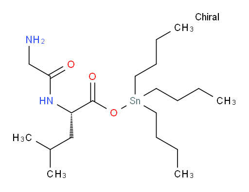 (S)-tributylstannyl 2-(2-aminoacetamido)-4-methylpentanoate