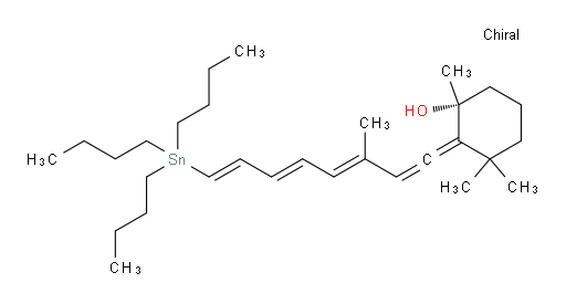 (1R)-1,3,3-trimethyl-2-((3E,5E,7E)-3-methyl-8-(tributylstannyl)octa-1,3,5,7-tetraen-1-ylidene)cyclohexanol