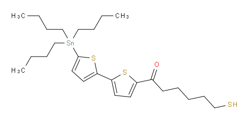 6-mercapto-1-(5'-(tributylstannyl)-[2,2'-bithiophen]-5-yl)hexan-1-one