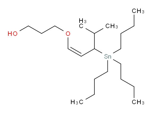 (Z)-3-((4-methyl-3-(tributylstannyl)pent-1-en-1-yl)oxy)propan-1-ol