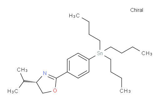 (S)-4-isopropyl-2-(4-(tributylstannyl)phenyl)-4,5-dihydrooxazole