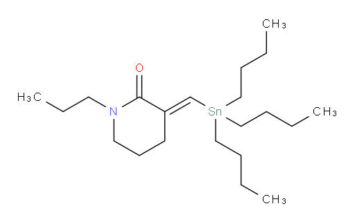 (E)-1-propyl-3-((tributylstannyl)methylene)piperidin-2-one