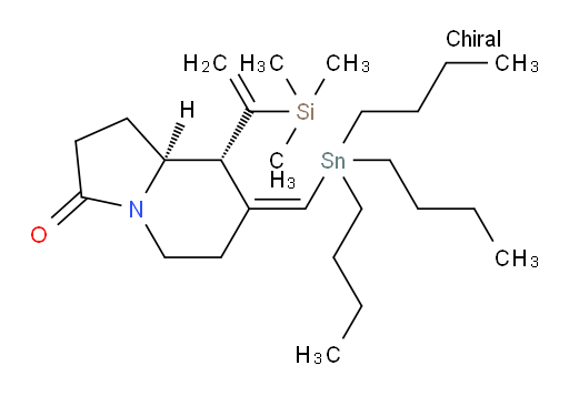 (8R,8aS,Z)-7-((三丁基锡基)亚甲基)-8-(1-(三甲基硅基)乙烯基)六氢中氮茚-3(2H)-酮