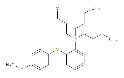 tributyl(2-((4-methoxyphenyl)thio)phenyl)stannane