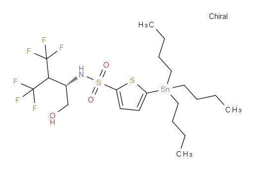 (S)-5-(三丁基锡基)-N-(4,4,4-三氟-1-羟基-3-(三氟甲基)丁-2-基)噻吩-2-磺酰胺