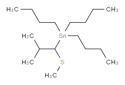 tributyl(2-methyl-1-(methylthio)propyl)stannane