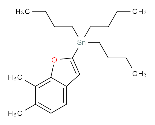 tributyl(6,7-dimethylbenzofuran-2-yl)stannane