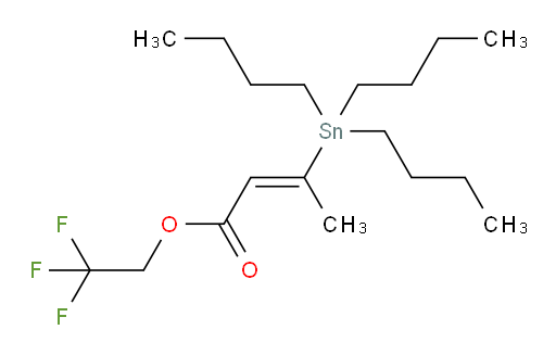 (E)-2,2,2-三氟乙基 3-(三丁基锡基)丁-2-烯酸酯