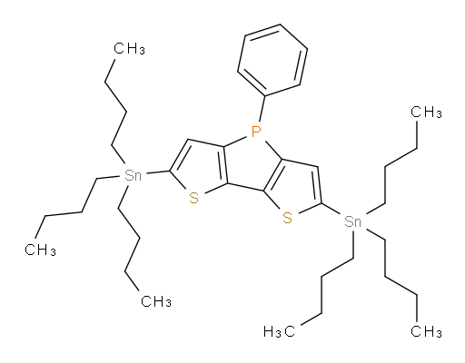 4-phenyl-2,6-bis(tributylstannyl)-4H-phospholo[3,2-b:4,5-b']dithiophene
