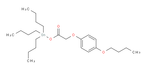 tributylstannyl 2-(4-butoxyphenoxy)acetate