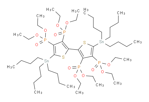 octaethyl (5,5'-bis(tributylstannyl)-[2,2'-bithiophene]-3,3',4,4'-tetrayl)tetrakis(phosphonate)