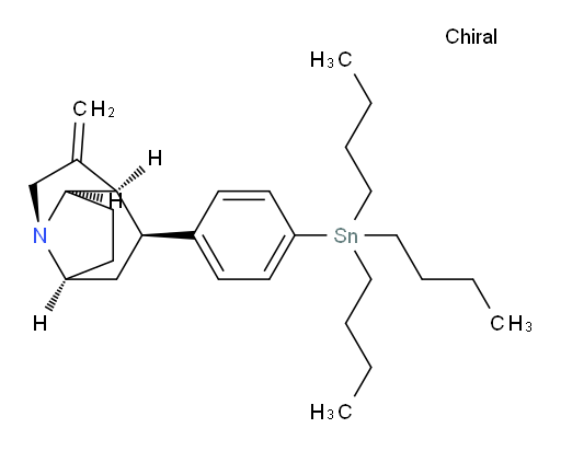 (1R,4R,5S,7aR,9S)-2-methylene-9-(4-(tributylstannyl)phenyl)hexahydro-1H-1,5-ethanopyrrolizine
