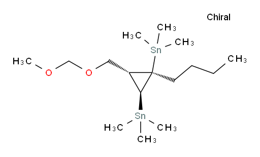 ((1R,2S,3S)-1-butyl-3-((methoxymethoxy)methyl)cyclopropane-1,2-diyl)bis(trimethylstannane)