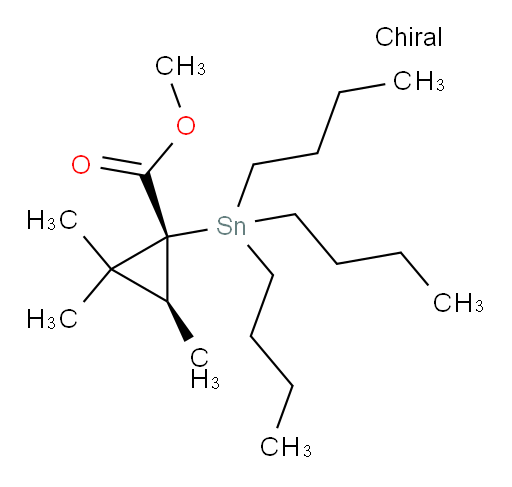 (1R,3S)-methyl 2,2,3-trimethyl-1-(tributylstannyl)cyclopropanecarboxylate