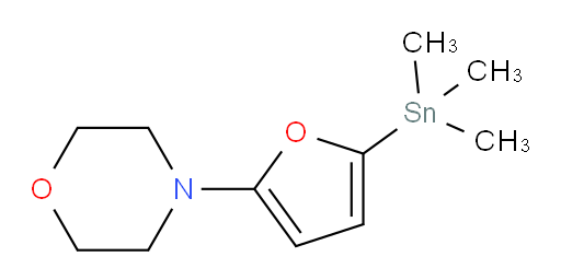 4-(5-(trimethylstannyl)furan-2-yl)morpholine