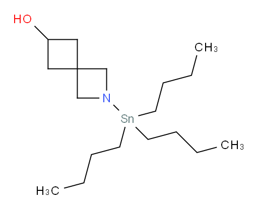 2-(tributylstannyl)-2-azaspiro[3.3]heptan-6-ol